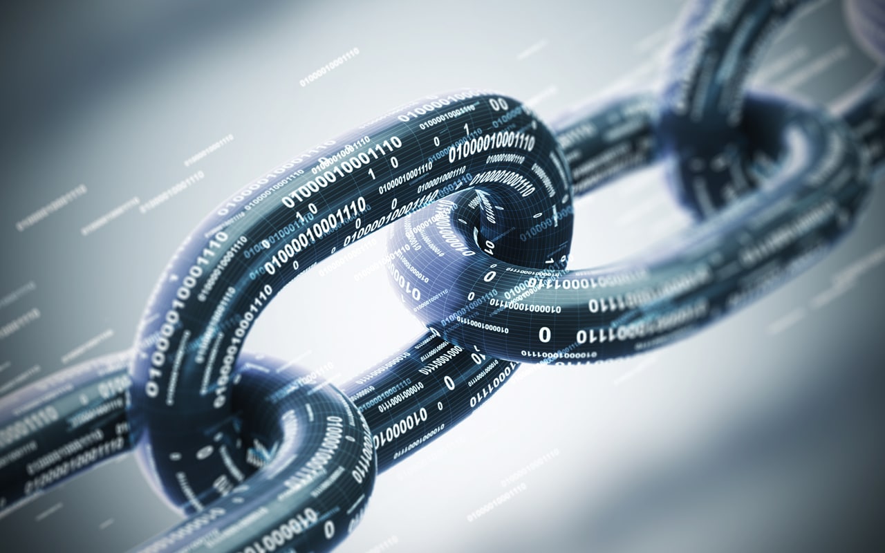Blockchain und digitale Transformation Blockchain Illustration
