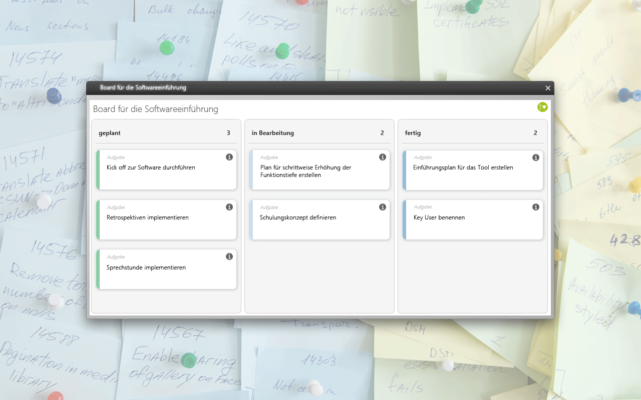 kanban-softwareeinfuehrung Softwareeinführung mit Kanban