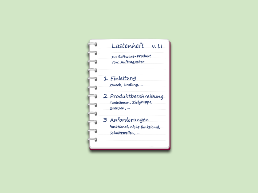 Was ist ein Lastenheft?
